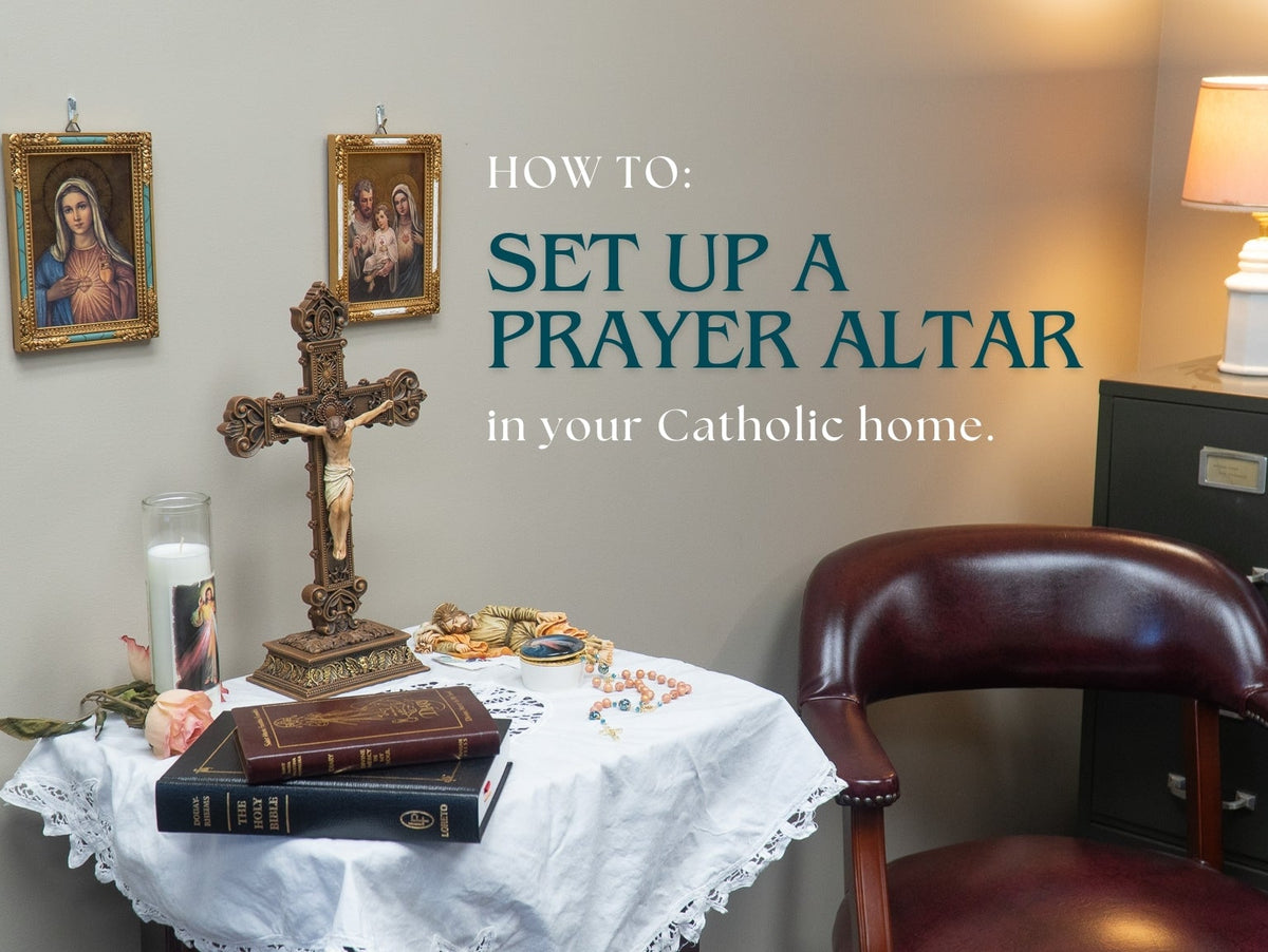 Catholic Home Altar - You need a prayer space at home!