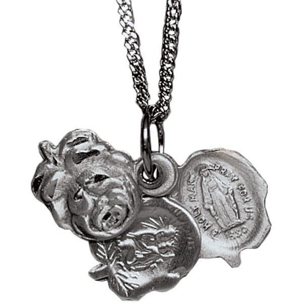 SS Three Way Rosebud Medal