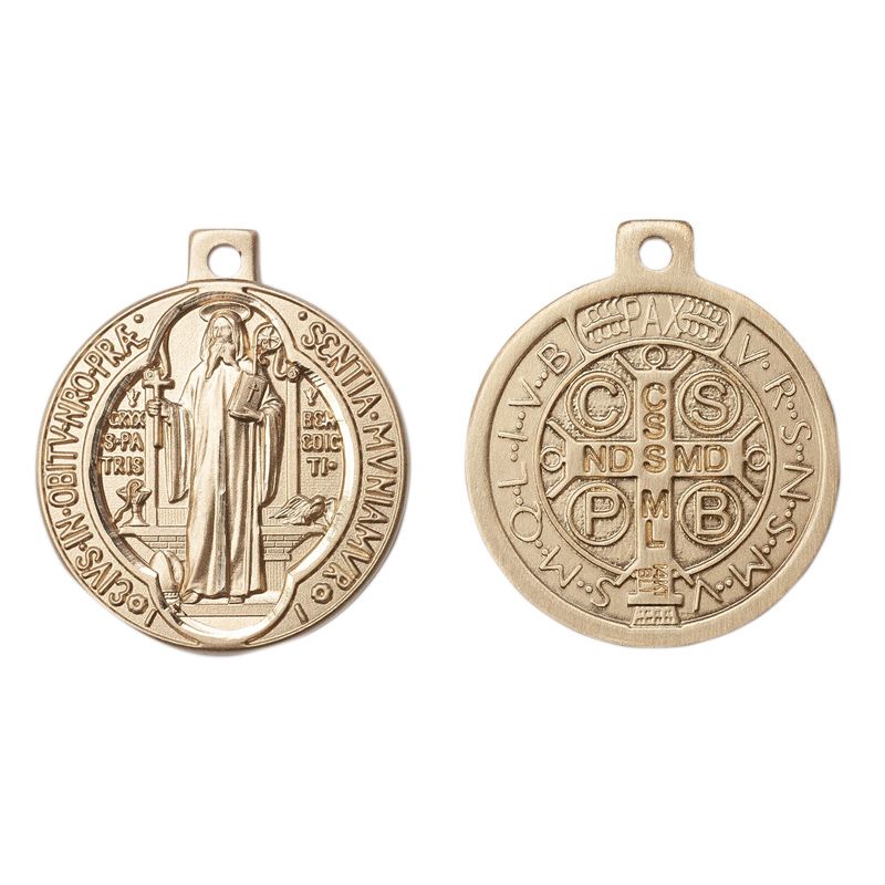 14KT St Benedict Medal