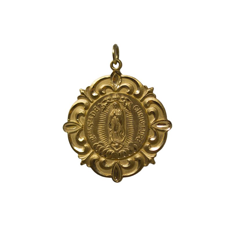 Our Lady of Guadalupe 14kt Gold Medal