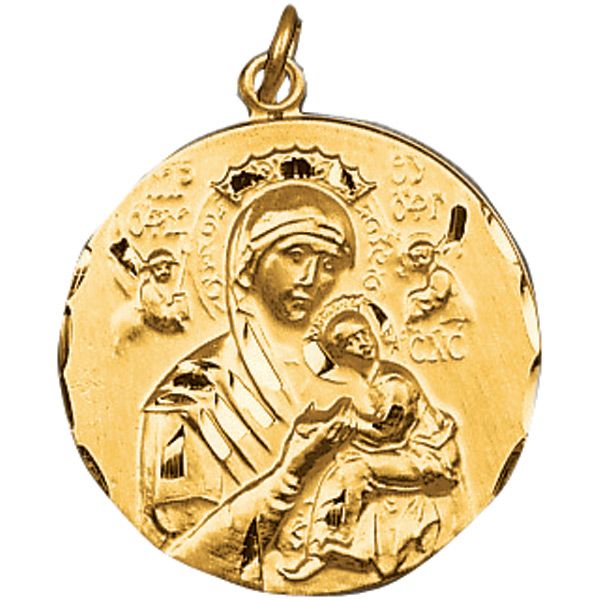 14Kt Our Lady of Perpetual Help Medal