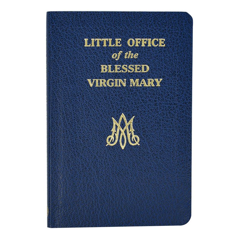 Little Office of the Blessed Virgin Mary Blue Cover Large Type