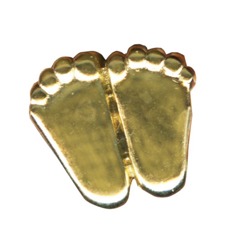 Gold Baby's Feet Pin