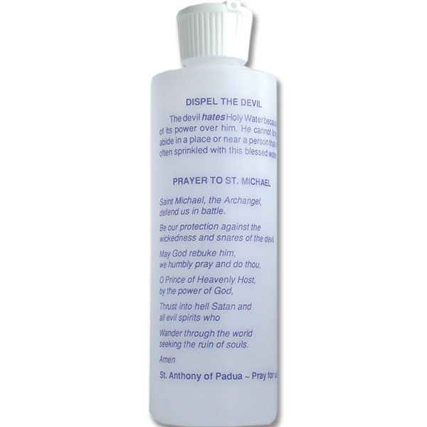 Holy Water Bottle with Prayer