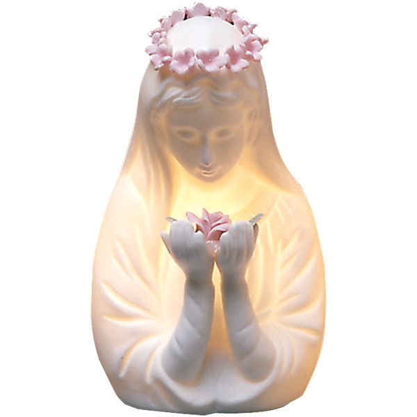 Madonna with Rose Halo Night Light