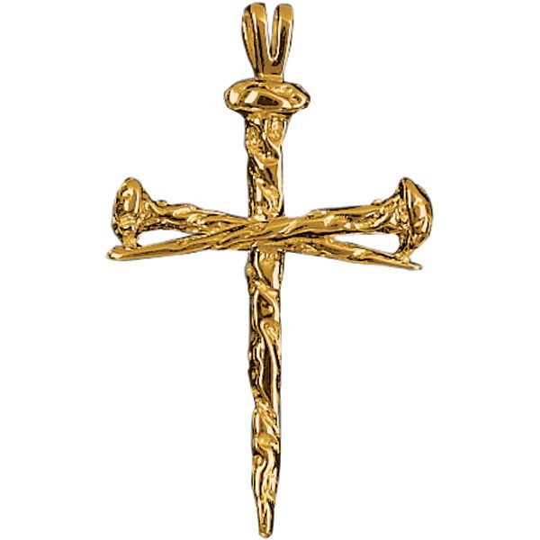 14Kt Nail Cross