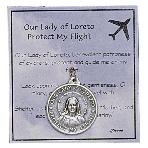 OL of Loreto Travel Medal and Prayer Card