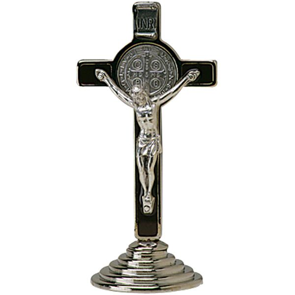 Standing St Benedict Crucifix
