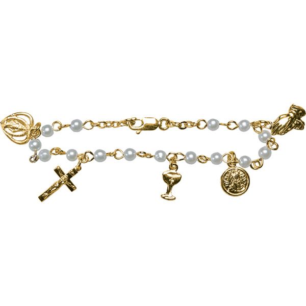 Pearl Charm Bracelet