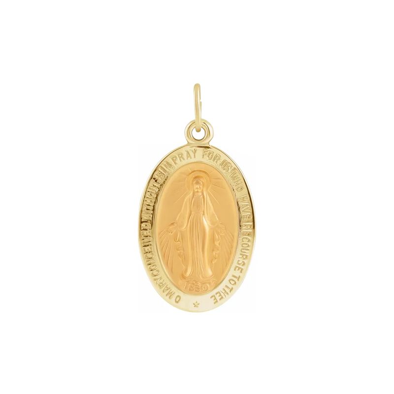14KT Gold Miraculous Medal