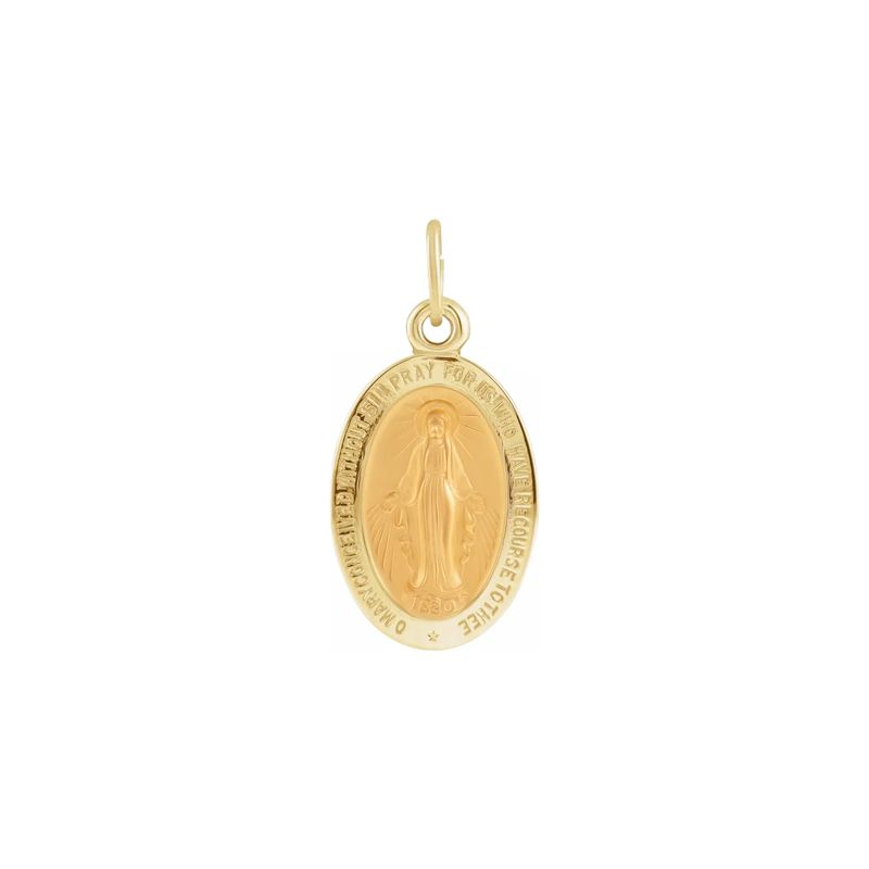 14KT Gold Miraculous Medal