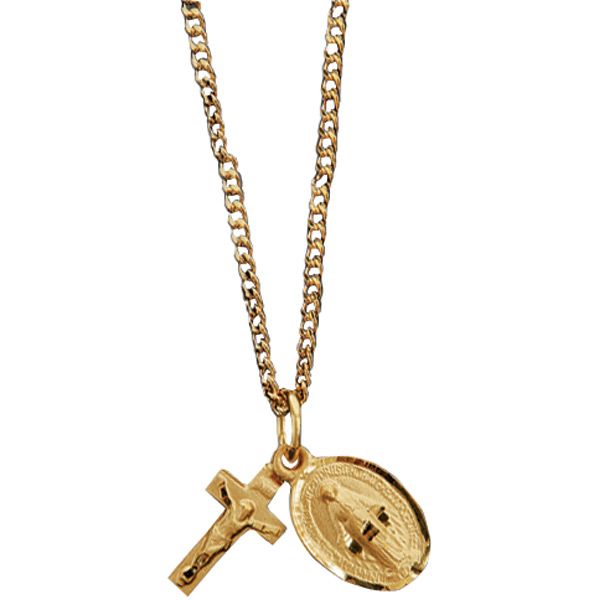 GF Miraculous Medal Crucifix Set