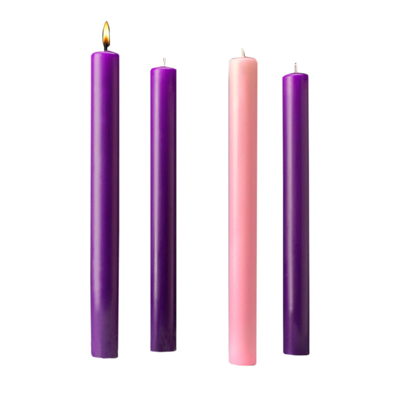 Advent Candles 1.5 x 16 inch