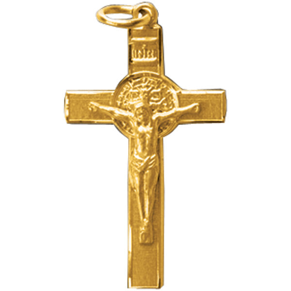 14KT St Benedict Crucifix
