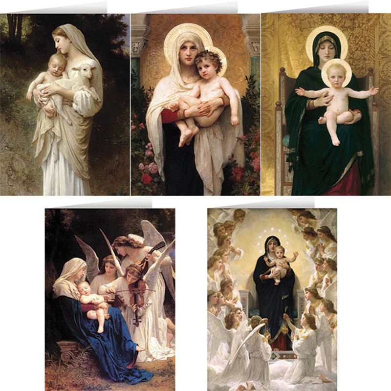 Madonna Bouguereau Assortment Christmas Cards