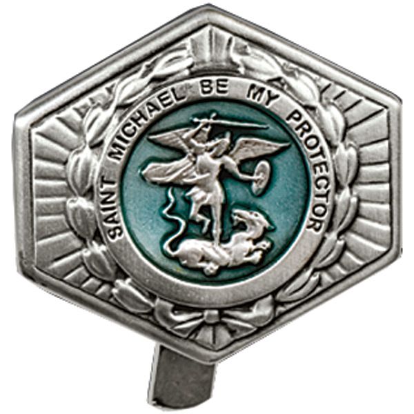 St Michael Visor Clip