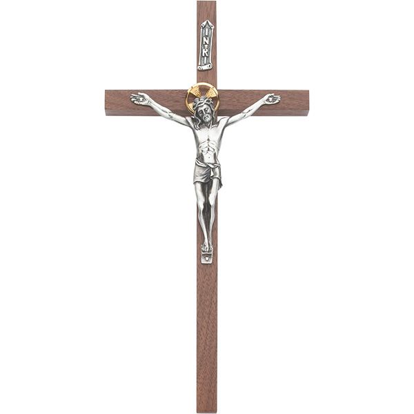 Slimline Walnut Crucifix