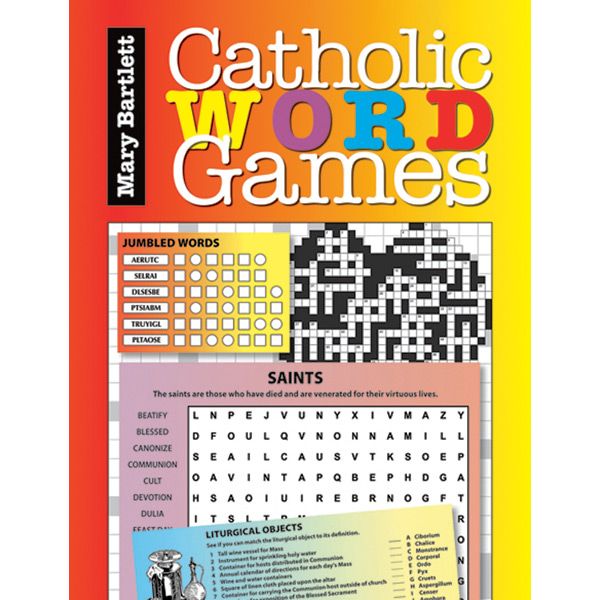 Catholic Word Games by Mary Bartlett