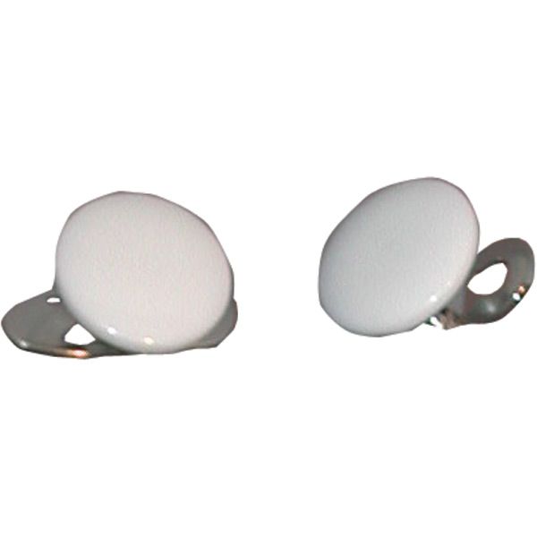 Collar Button, Plain White