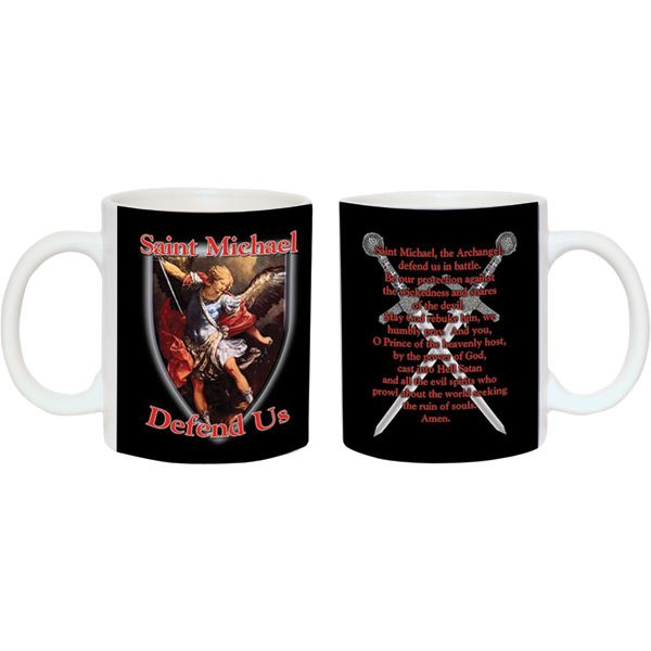 St Michael Shield and Prayer Mug