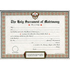 Marriage Lithograph Certificate