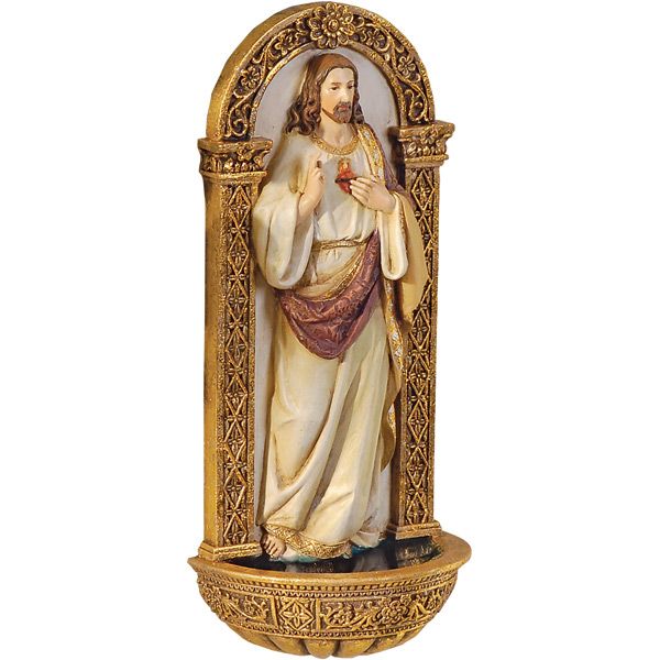 Sacred Heart of Jesus Font 7"