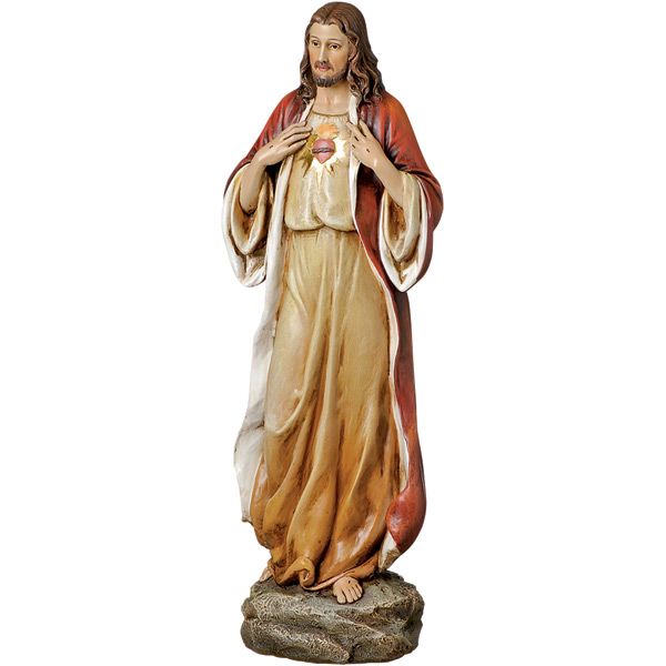 Sacred Heart of Jesus Statue 14"