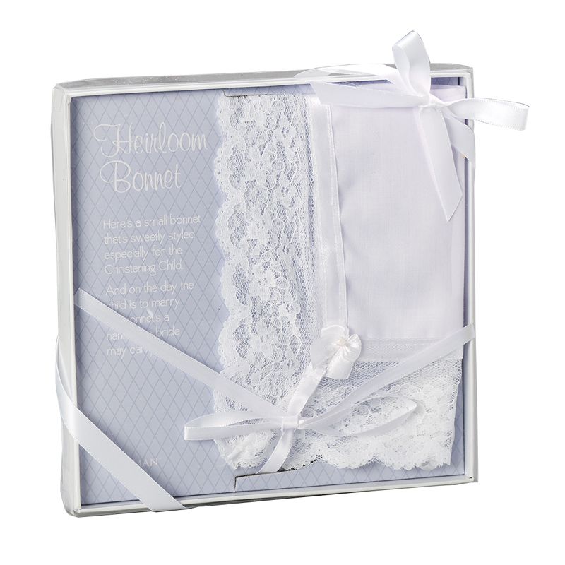 Baptismal Bonnet and Wedding Hankie