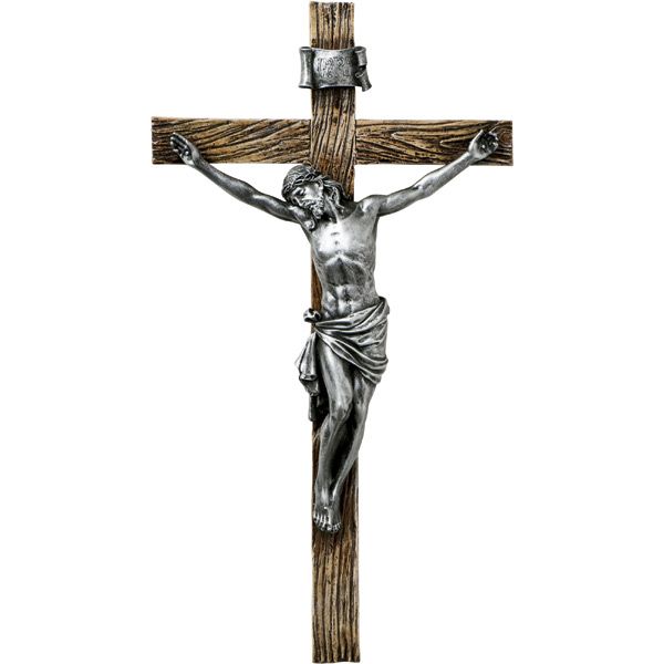 Antique Silver Crucifix