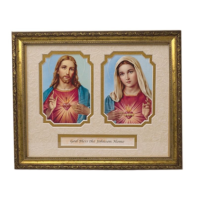 Personalized Sacred Hearts House Blessing