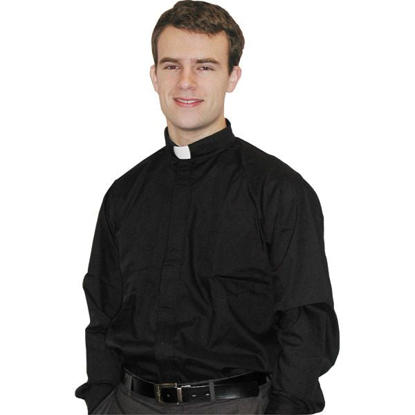 RJ Toomey Long Sleeve Clergy Tab Shirt