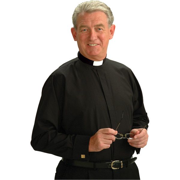 Hayes & Finch Long Sleeve Clergy Tab Shirt