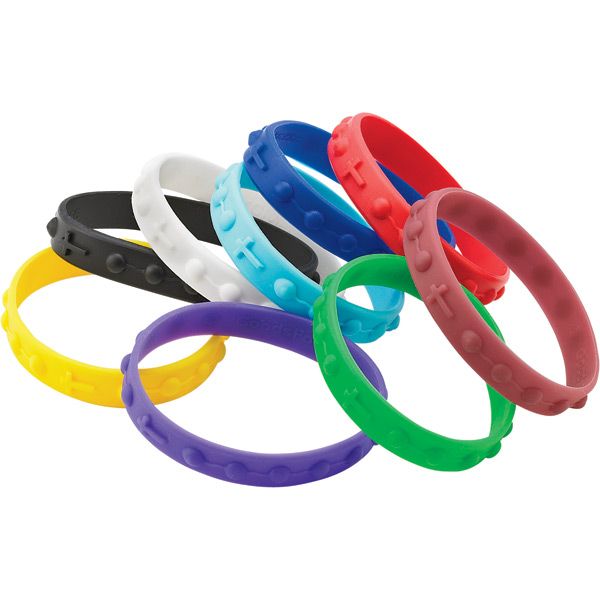 Silicone Rosary Bracelet
