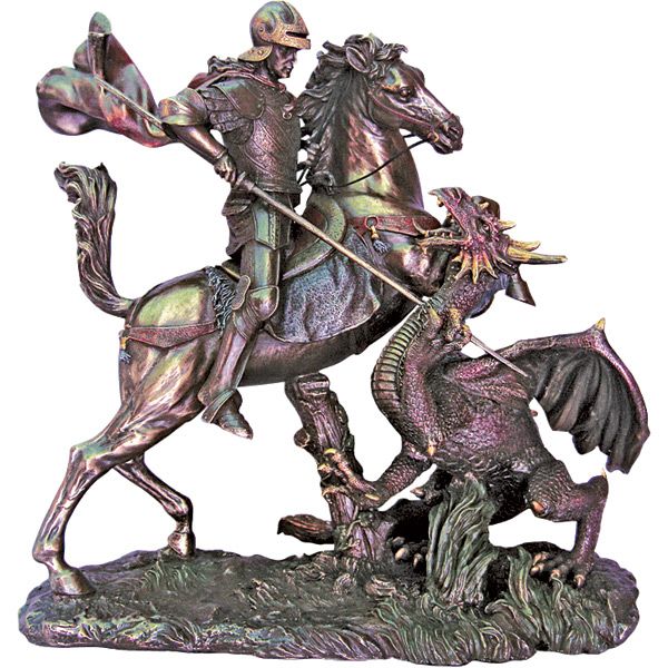 11.5" St George Statue