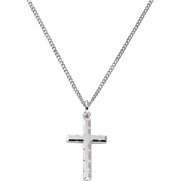 Engraved Cross Pendant