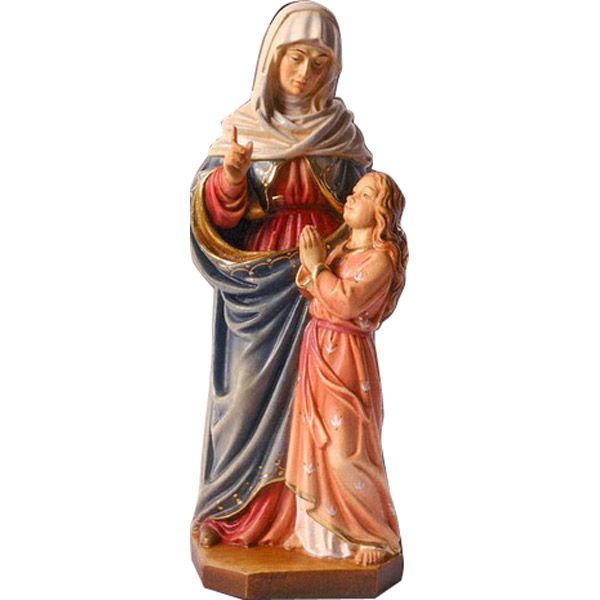 St Anne Handcarved Wood Statue