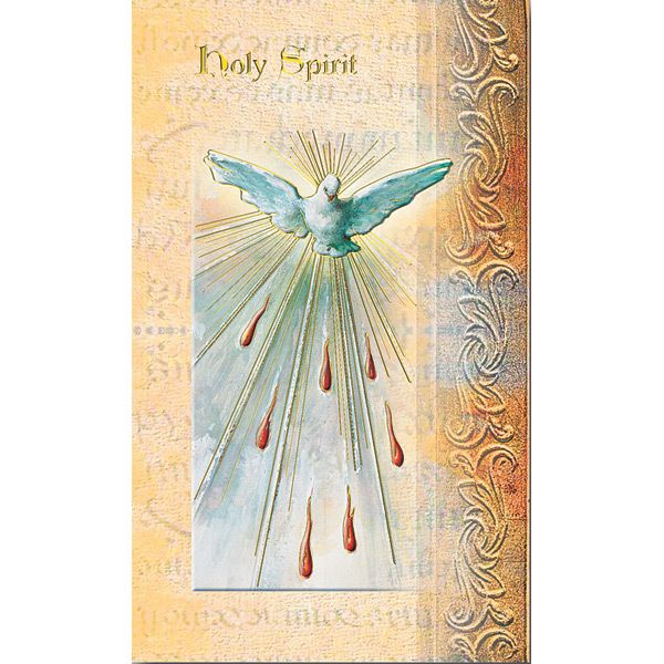 Holy Spirit Mini Lives of the Saints Holy Card