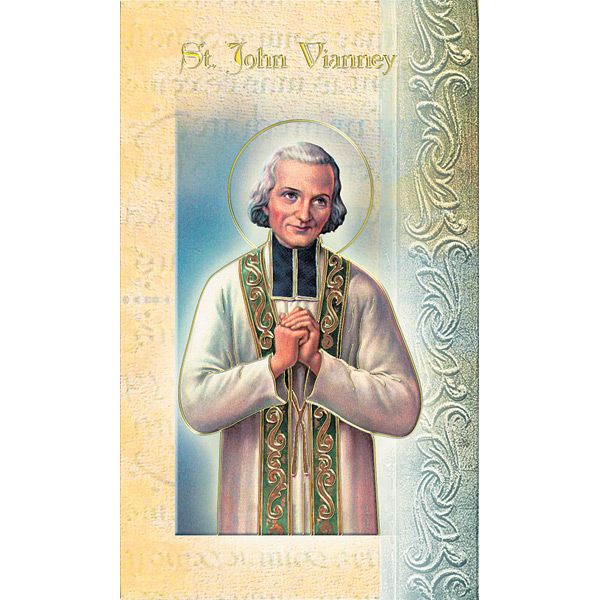 John Vianney Mini Lives of the Saints Holy Card