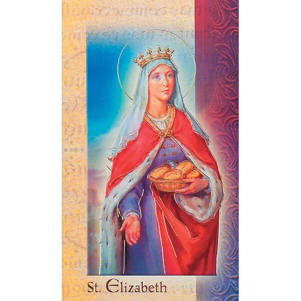 Elizabeth Mini Lives of the Saints Holy Card
