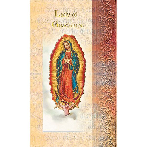 OL Guadalupe Mini Lives of the Saints Holy Card