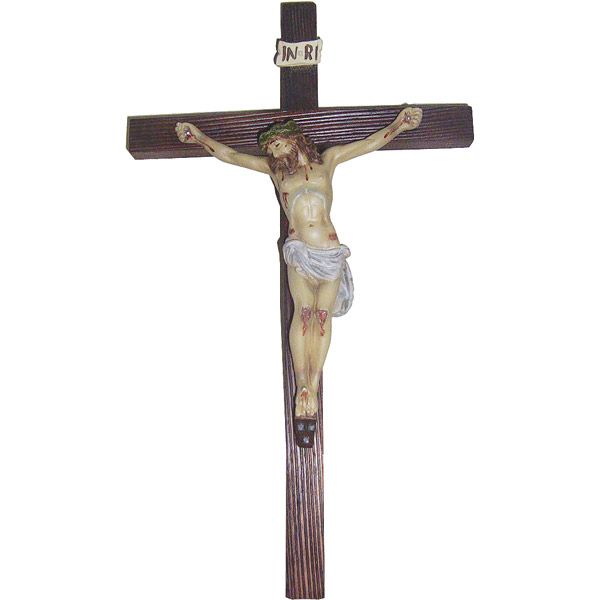 14.5" Hand Painted Corpus Crucifix