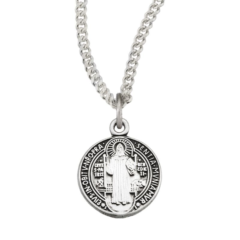Sterling Silver St Benedict Medal