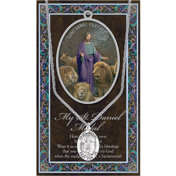 Daniel Pewter Patron Saint Medal