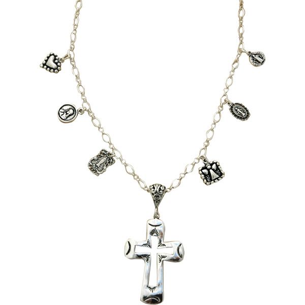 Cross with Charms Pendant
