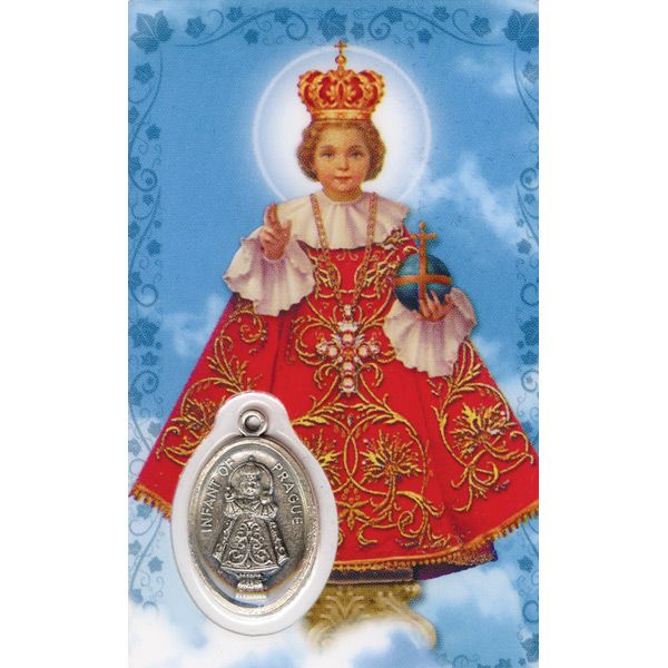 Infant of Prague Devotional Holy Card