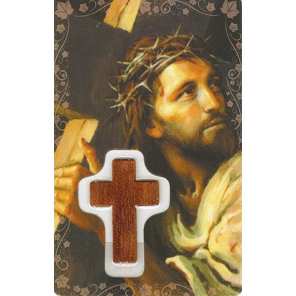 Jesus Crucified Devotional Holy Card