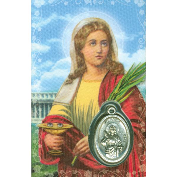 Lucy Devotional Holy Card