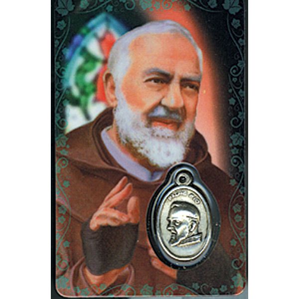 Padre Pio Devotional Holy Card