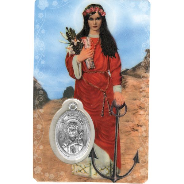 Philomena Devotional Holy Card