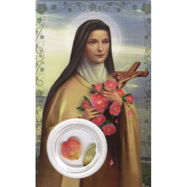St Therese Devotional Holy Card